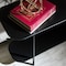 Manhattan Comfort Rectangle Celine Side Table Console in Black, 70.86 W, 13.97 L, 22.63 H, Steel / MDF, Black 255551 - alternate 5